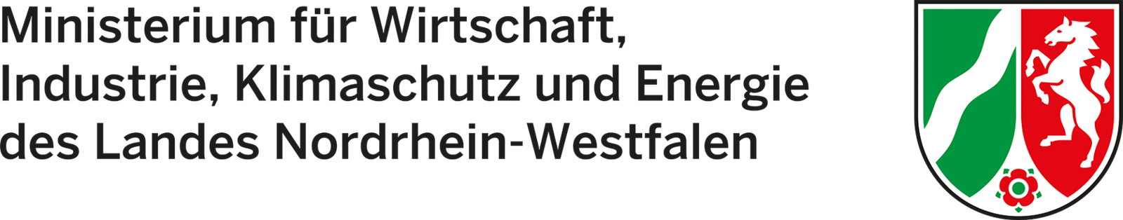 Logo des Ministeriums für Wirtschaft, Industrie, Klimaschutz und Energie des Landes Nordrhein-Westfalen (MWIKE NRW)